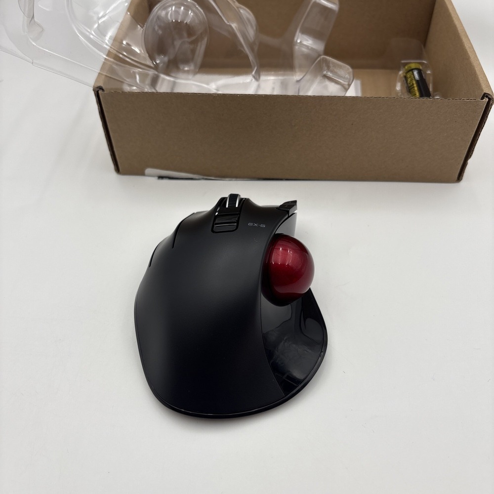 ELECOM Left Handed (M-XT4DRBK) Trackball Wireless Mouse